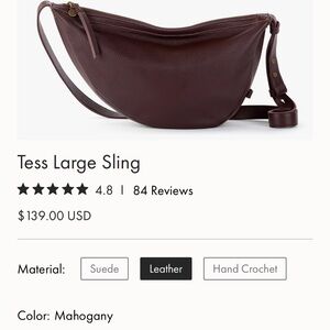 The Sak Tess Sling (LARGE) Purse Crossbody Bag NWOT — please read